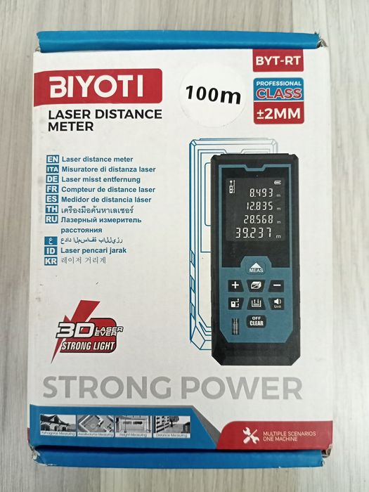BIYOTI Лазерная рулетка дальномер