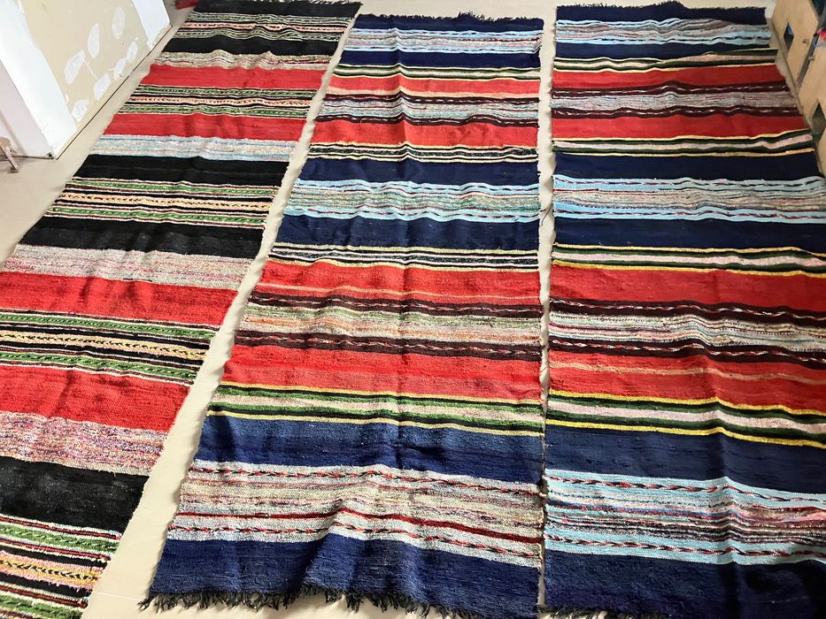 Стари ръчно тъкани черги