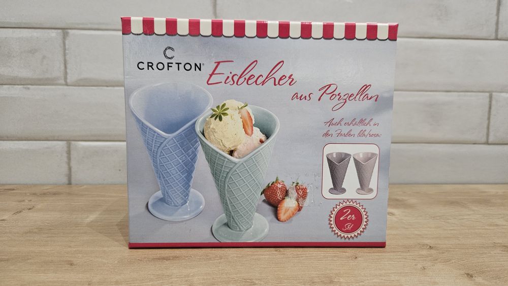 Set recipiente pentru servire inghetata