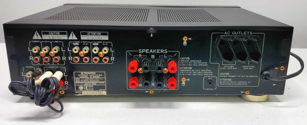 Pioneer A 503 amplificator 100W/canal Sunet Cald Phono (Pick-up)