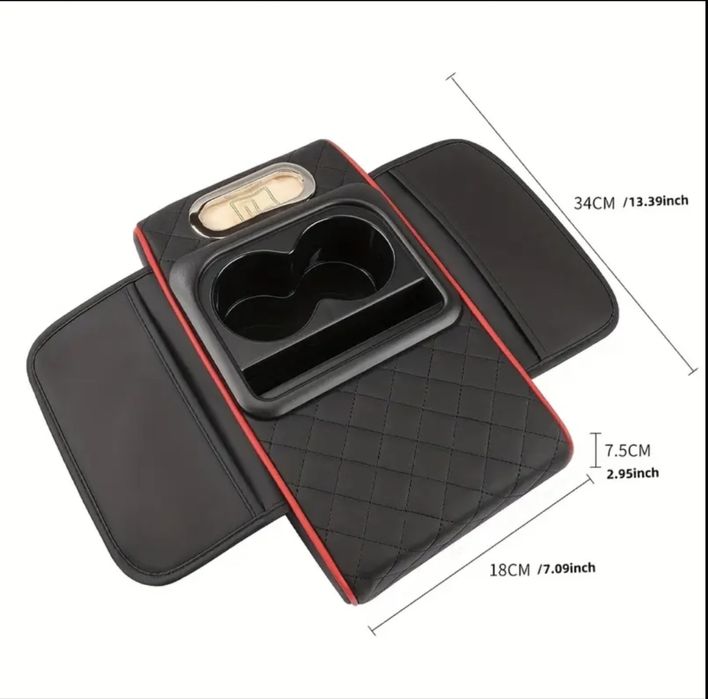 Suport cotiera auto cu multe compartimente