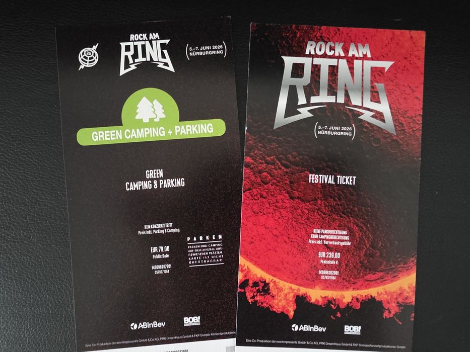 Bilete Rock am Ring Festival si Camping