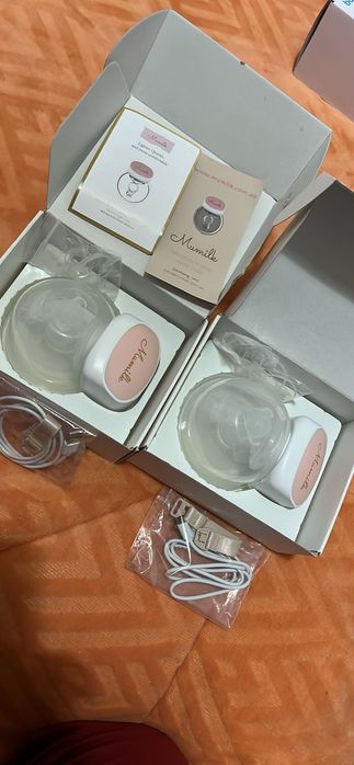 Pompă de sân electrică purtabilă Mumilk – hands-free, fără fir (Nouă)