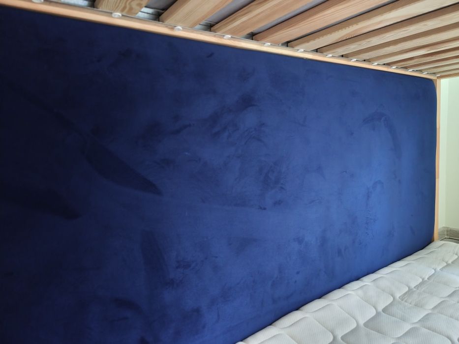 Vand Pat Reversibil alb/pin 90x200 cm