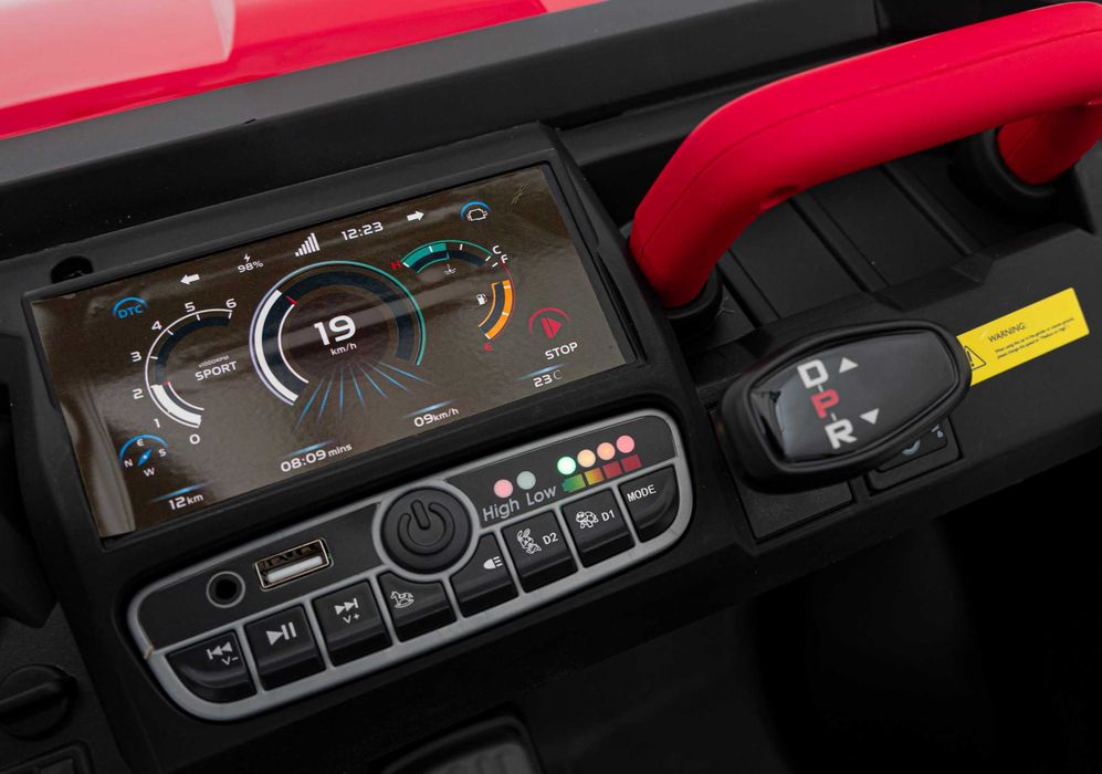 Masinuta eIectrica pt copii Autokids PICK UP SPEED 900 4x4 (623) Rosu