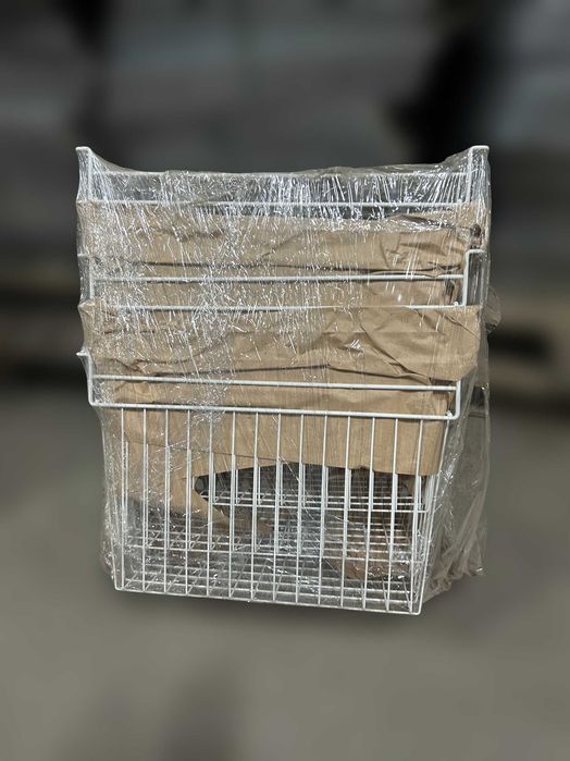 Металлические корзины белые