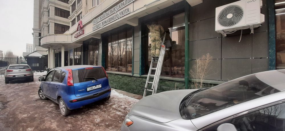 Мойка окон и витражей