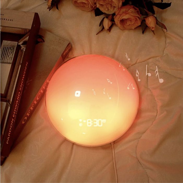 Dekala Sunrise Нощна лампа с будилник и радио