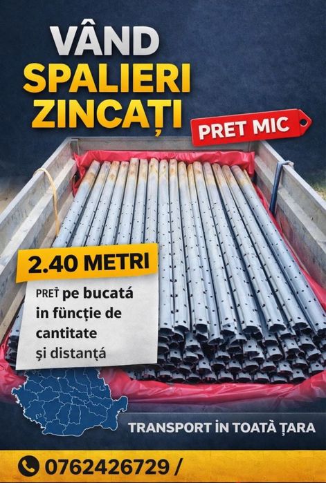 Vand spaleri zincati