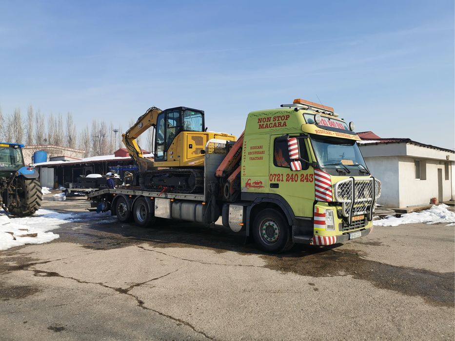 Volvo Fm platforma cu macara