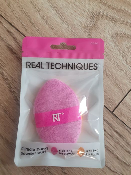 Real Techniques - 2 in 1 buretel pentru pudra