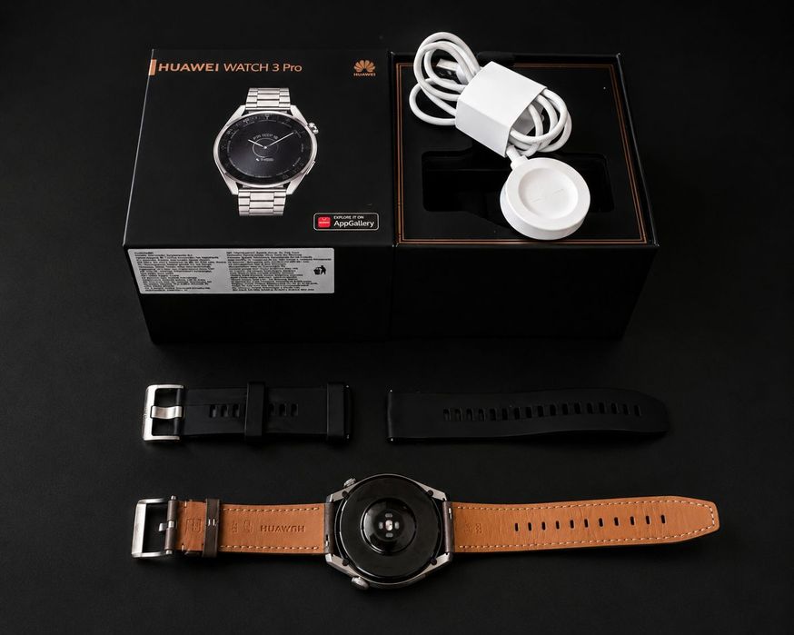 Ceas Huawei watch 3 pro full  +  Incarcator wireless fast charge Samsung EP N5200