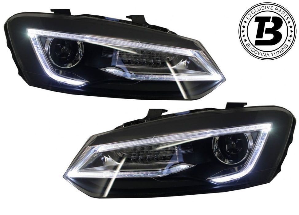 Faruri compatibile cu VW Polo 6R 6C Devil Eye Design