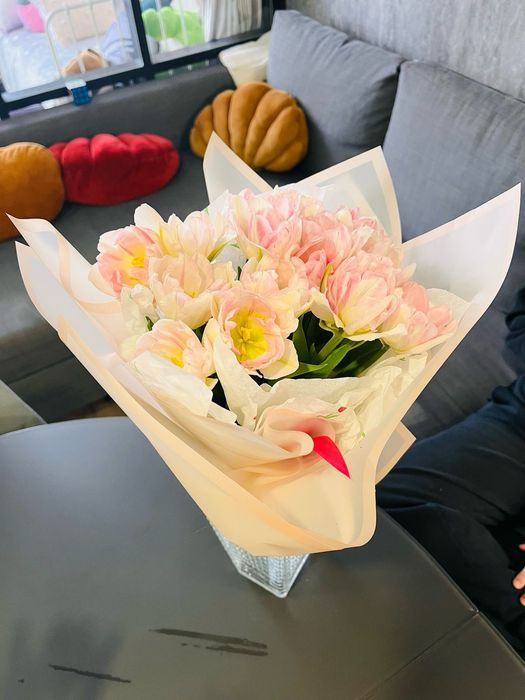 Корпоративные букеты, тюльпаны