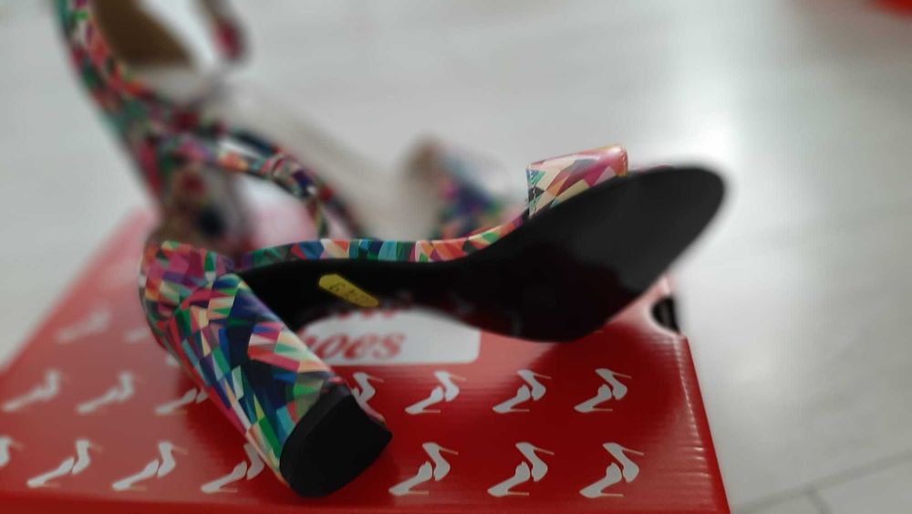 Bratex-Sandale piele naturala 37,NOI, Dama, ambalaj original