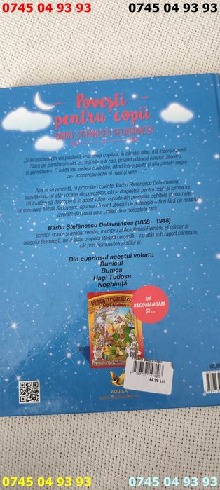 carte carti povesti ptr copii Barbu Stefanescu Delavrancea
