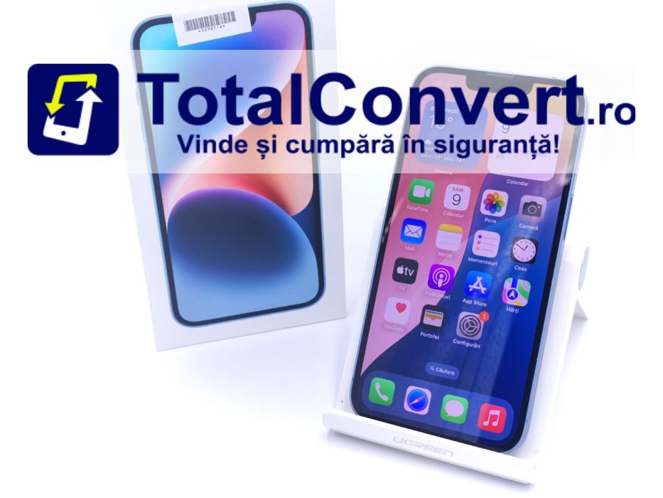 Apple iPhone 14 128GB Blue 6GB Single SIM, Garantie 24 luni | #D92987