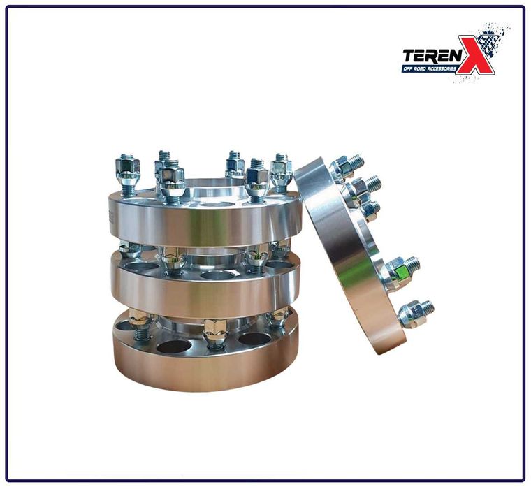 Set 4 Flanse distantiere 6x139.7 CB 93.1, M12x1.5, 30mm Ford Ranger