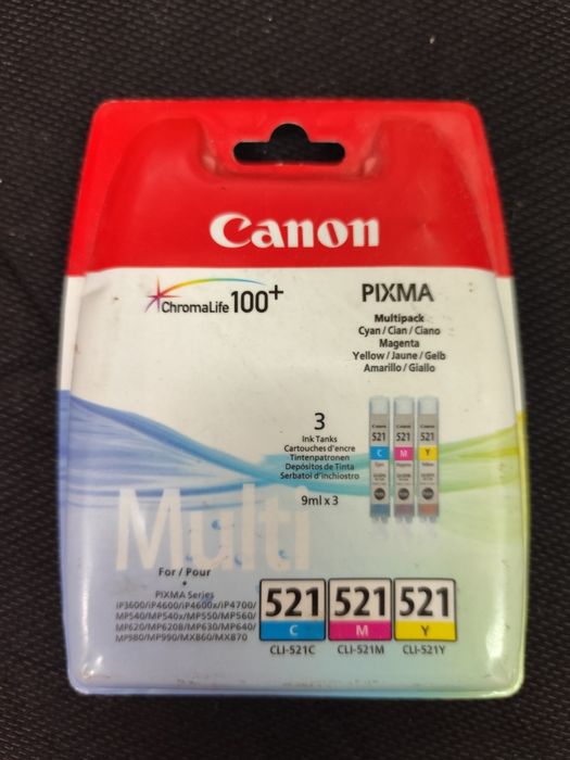 Cartuse imprimanta canon pixma set 521 XL , pixma 551 XL, 560