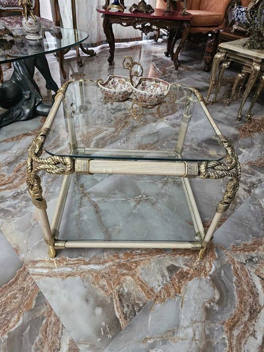 Masă de cafea vintage Curvasa Muebles