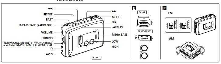 Casetofon pentru copii walkman stereo cu AVLS (pentru protectia urechilor)