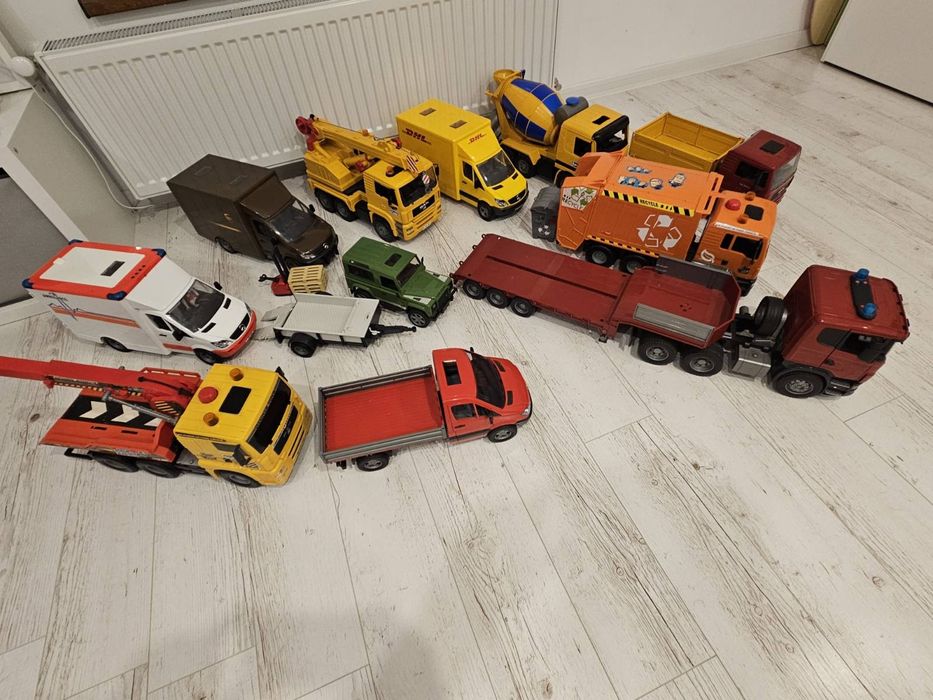 Bruder джип с ремарке, камион, пътна помощ