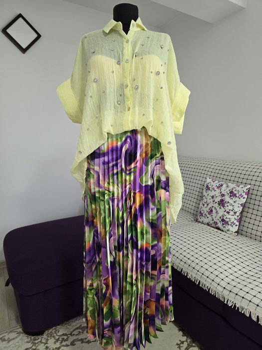 Camasa din bumbac , material natural, model tip fluture