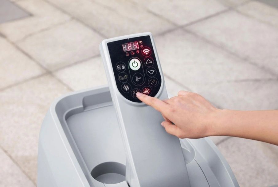 Джакузи 7местно SANTORINI HYDROJET 2.16м/2.16м Bestway гаранция 2г нови