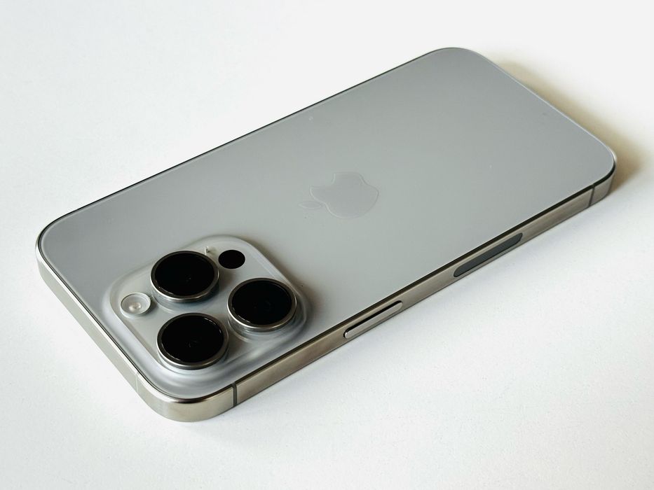 Iphone 15 Pro 128GB Natural Titanium 100% Батерия! Гаранция 6 месеца