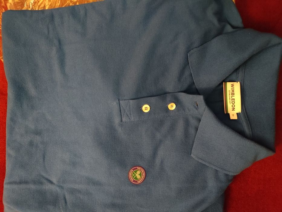 Tricou polo Wimbledon nou, marimea M, original Londra