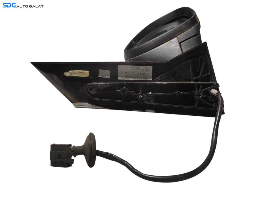 Oglinda Dreapta Electrica Opel Astra J 2009 - 2016 Culoare Gri Cod 021094 [LR0695]