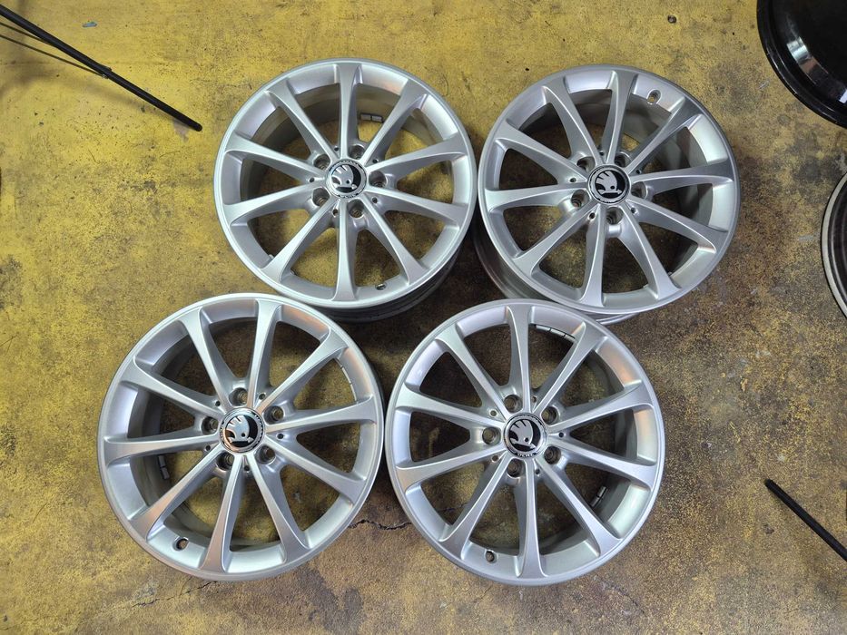 4 Jante Aliaj 5x112 17'' Skoda Octavia Superb Karoq Yeti CA NOI