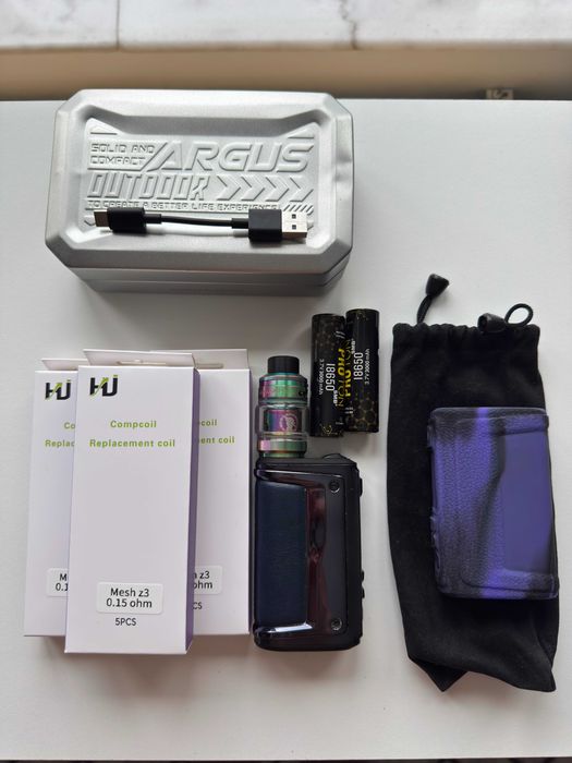 Vape Voopoo Argus GT2 Atomizor Geekvape Subohm SE Tank 15 Rezistente 2 Baterii Accesorii
