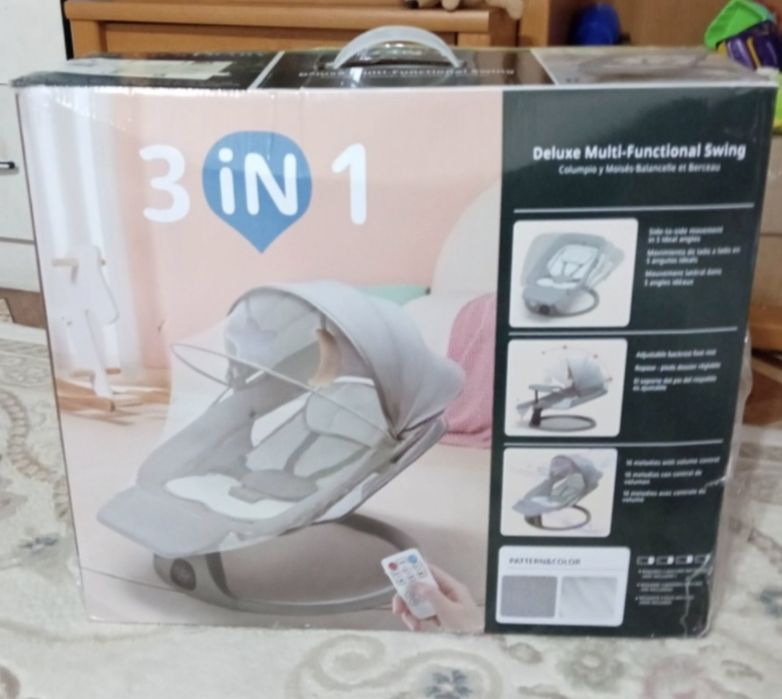 Детский шезлонг для новорожденных