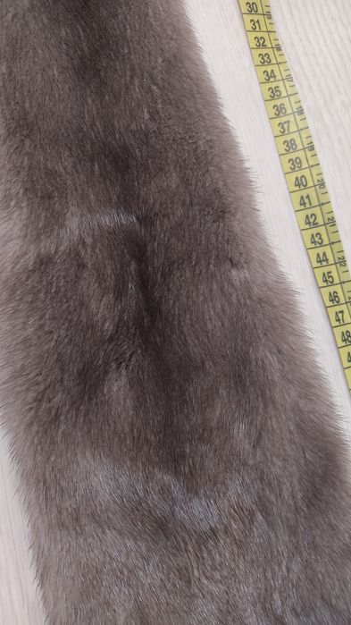 Норковый чулок темно - серая