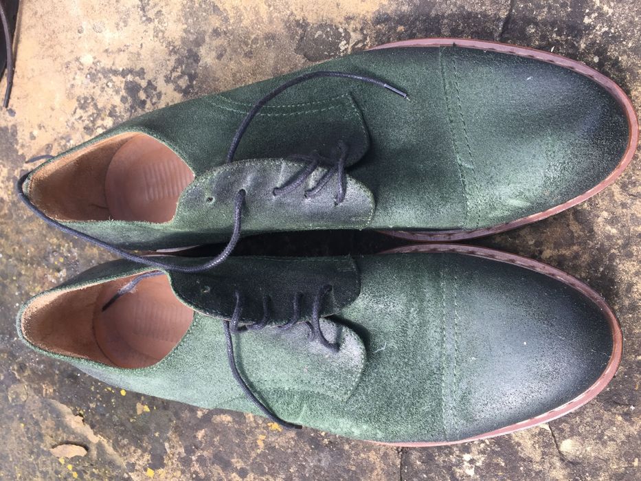 Pantofi din piele întoarsă Gianini