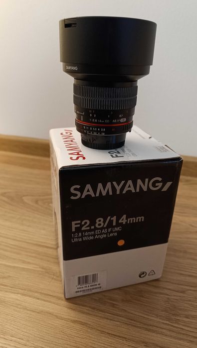 Obiectiv Samyang 14mm f/2.8 ED AS IF UMC  Montură Nikon (Versiunea AE)
