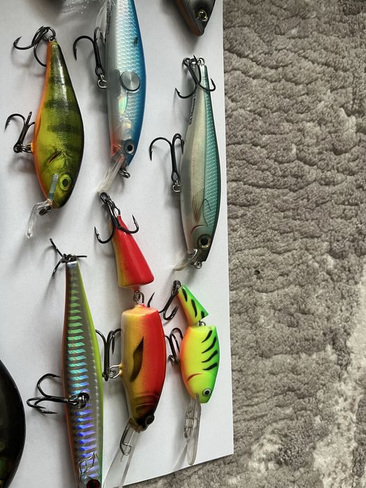 Voblere: rapala, salmo, strike pro, hand made
