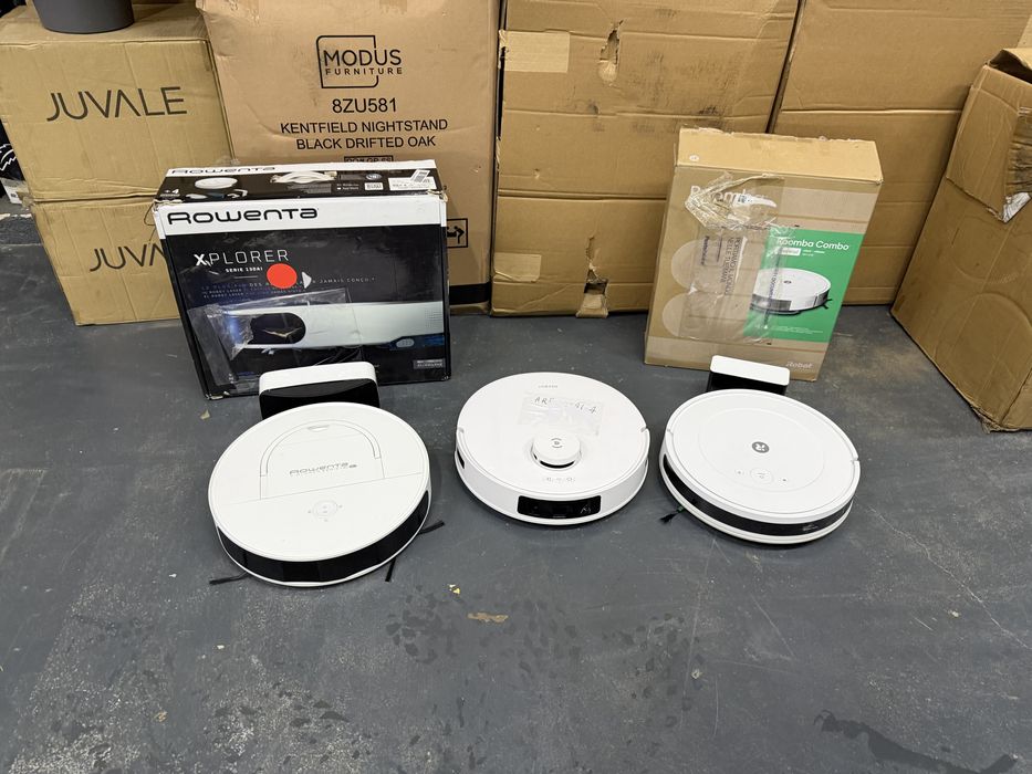Lot 3 aspiratoare robot - Defecte / Ecovacs , Dreame / Irobot / Rowent