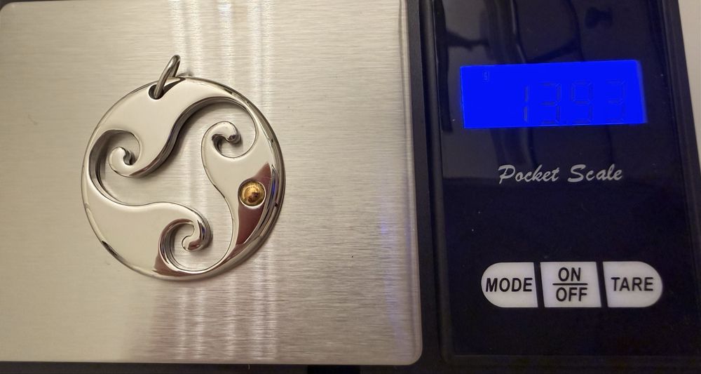 Pandantiv Morellato, otel inoxidabil - motiv celtic Triskelion (colectia Cult)