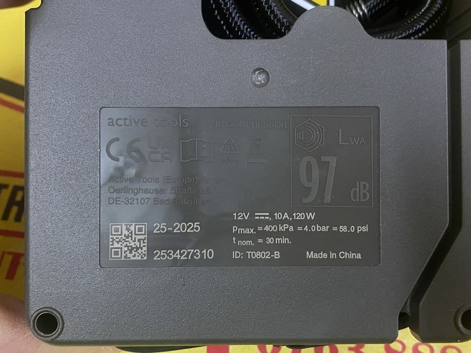 Kit pana compresor auto umflat roti OE Ford neutilizat kit pana 12V120