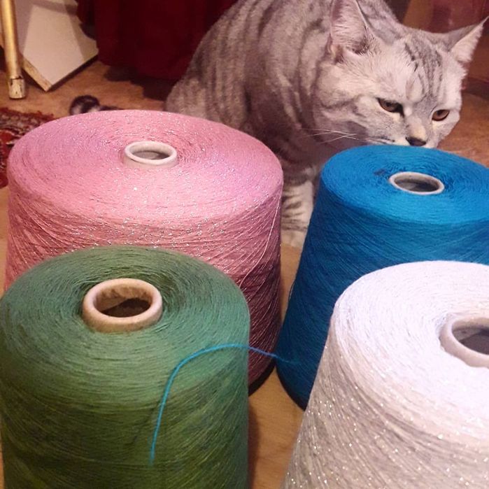 Бобинная пряжа. Италия