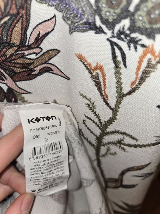 Rochie Koton din in si vâscoză, S