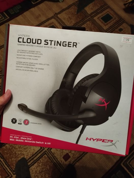 Продаются наушники HyperX cloud stinger