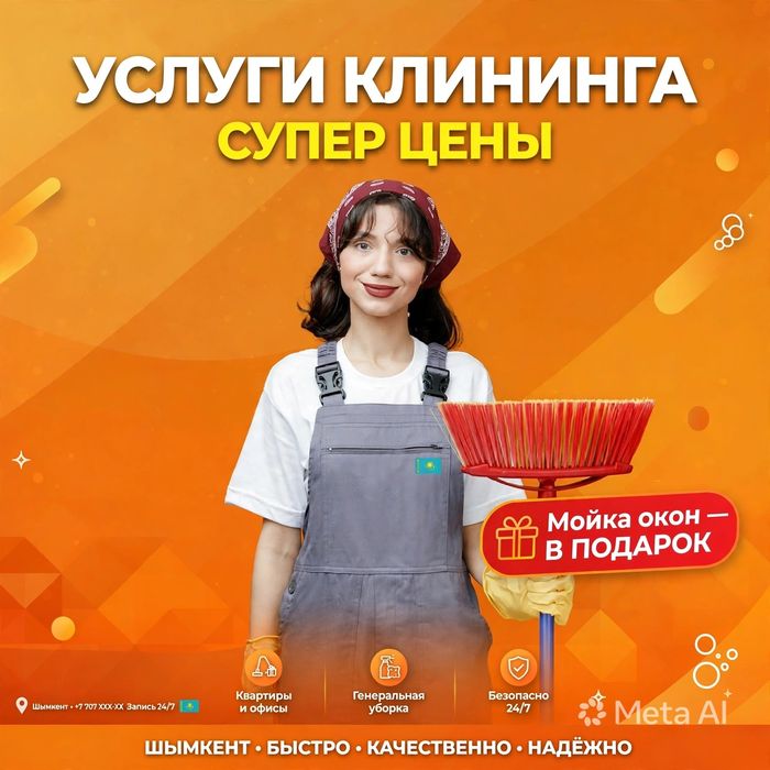 Уборка Клининг квартира дом офис