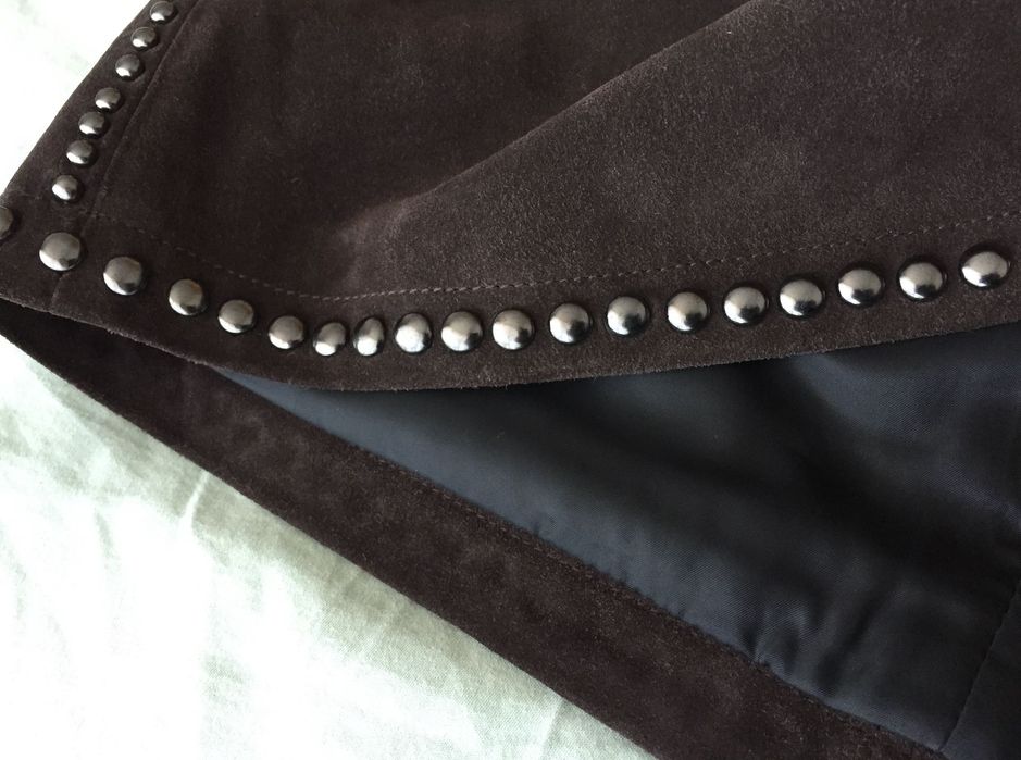 Къса велурена пола Frame, M - L, нова