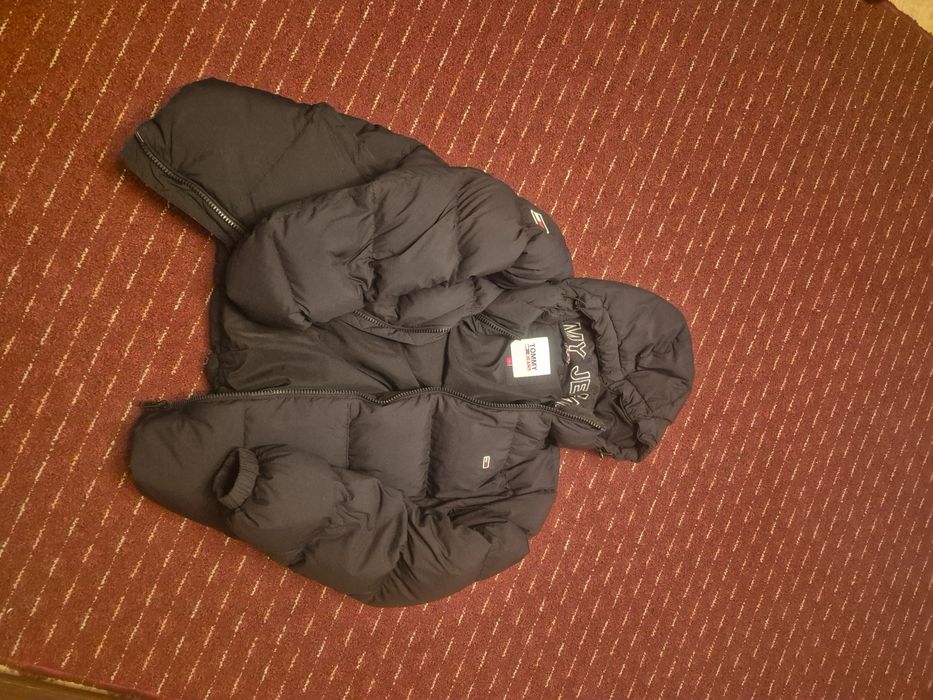 Geaca tommy puffer negru S