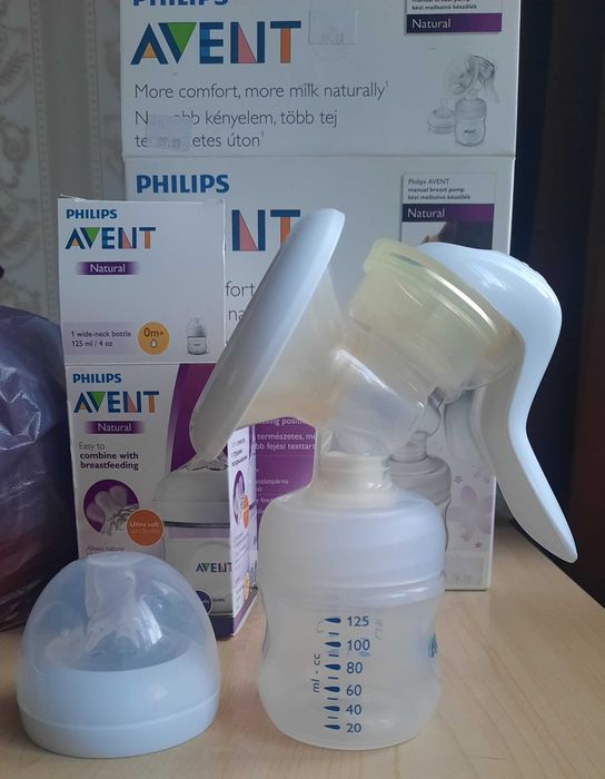 Помпа за кърма Philips Avent+подарък шише