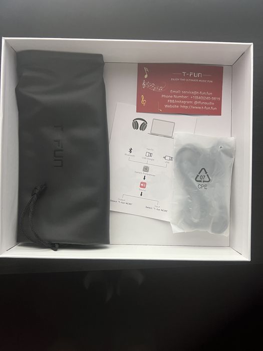 Casti T-Fun Noise Canceling Headset