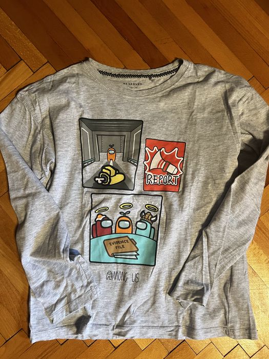 Pachet 8 bluze maneca lunga bumbac 140-144 (Mango, GAP, reserved)